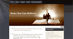 Desktop Screenshot of newsyoucanbelieve.com
