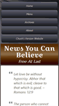 Mobile Screenshot of newsyoucanbelieve.com